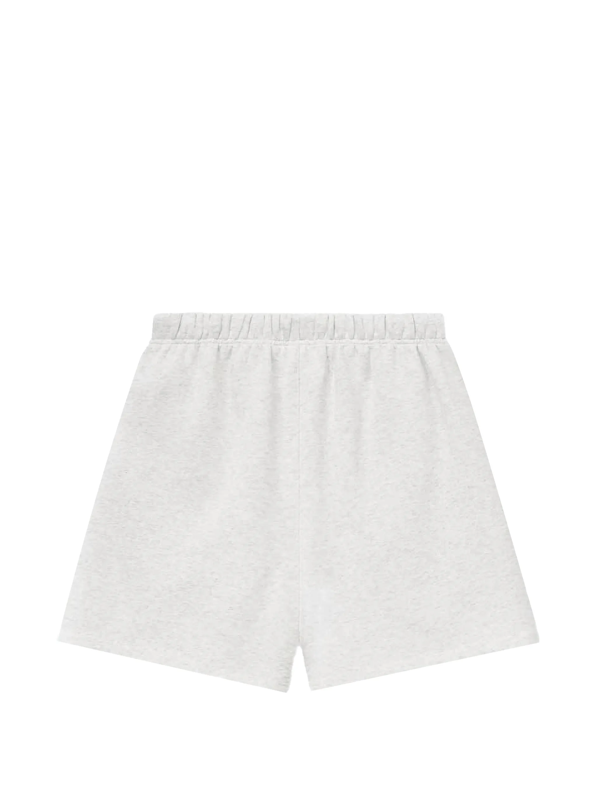 White shorts, back view