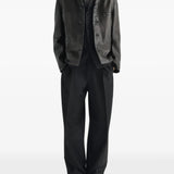 LEMAIRE - Men Leather Single Breasted Jacket
