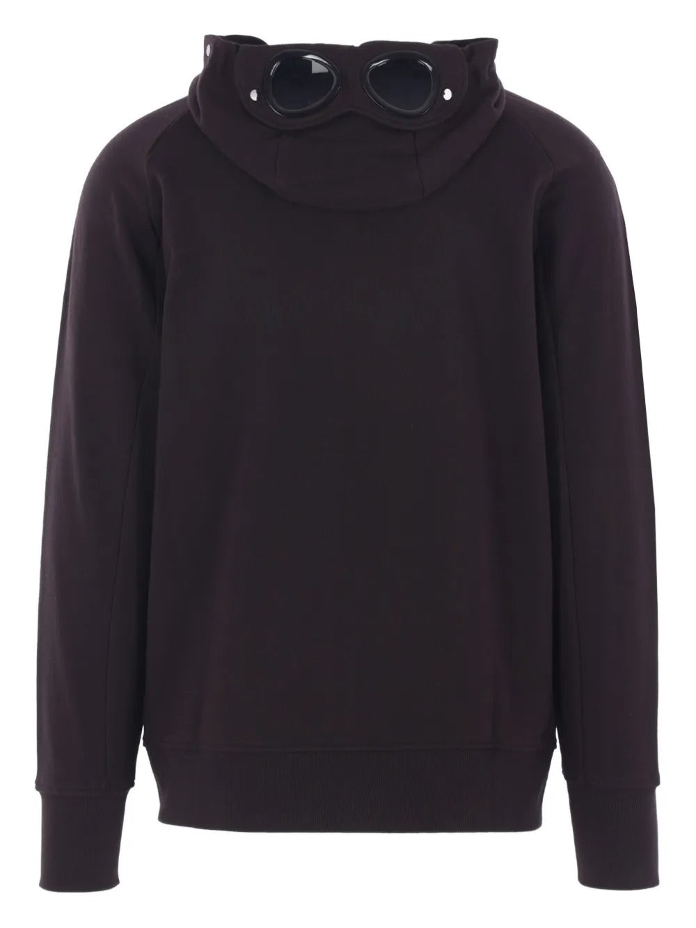 Black hoodies, back view