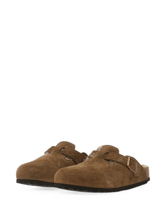 Brown sandals, front view