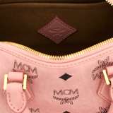 pink bag, inside view