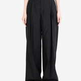 Black pants, full body view