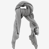 Grey scarf, front view