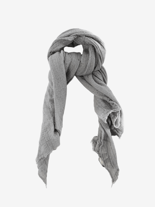 Grey scarf, front view