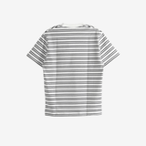 White t-shirts, back view