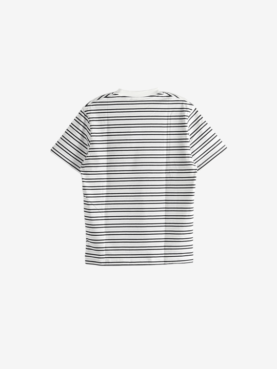 White t-shirts, back view