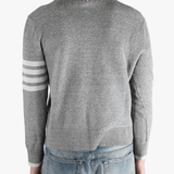 Grey t-shirt worn by a person, showing the t-shirt fit