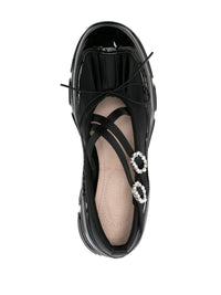SIMONE ROCHA Women Classic Criss Cross Tracker Ballerina Shoes