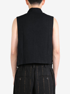 ZIGGY CHEN - Men Layered Pocket Waistcoat