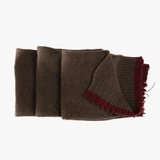 Brown scarf, front view