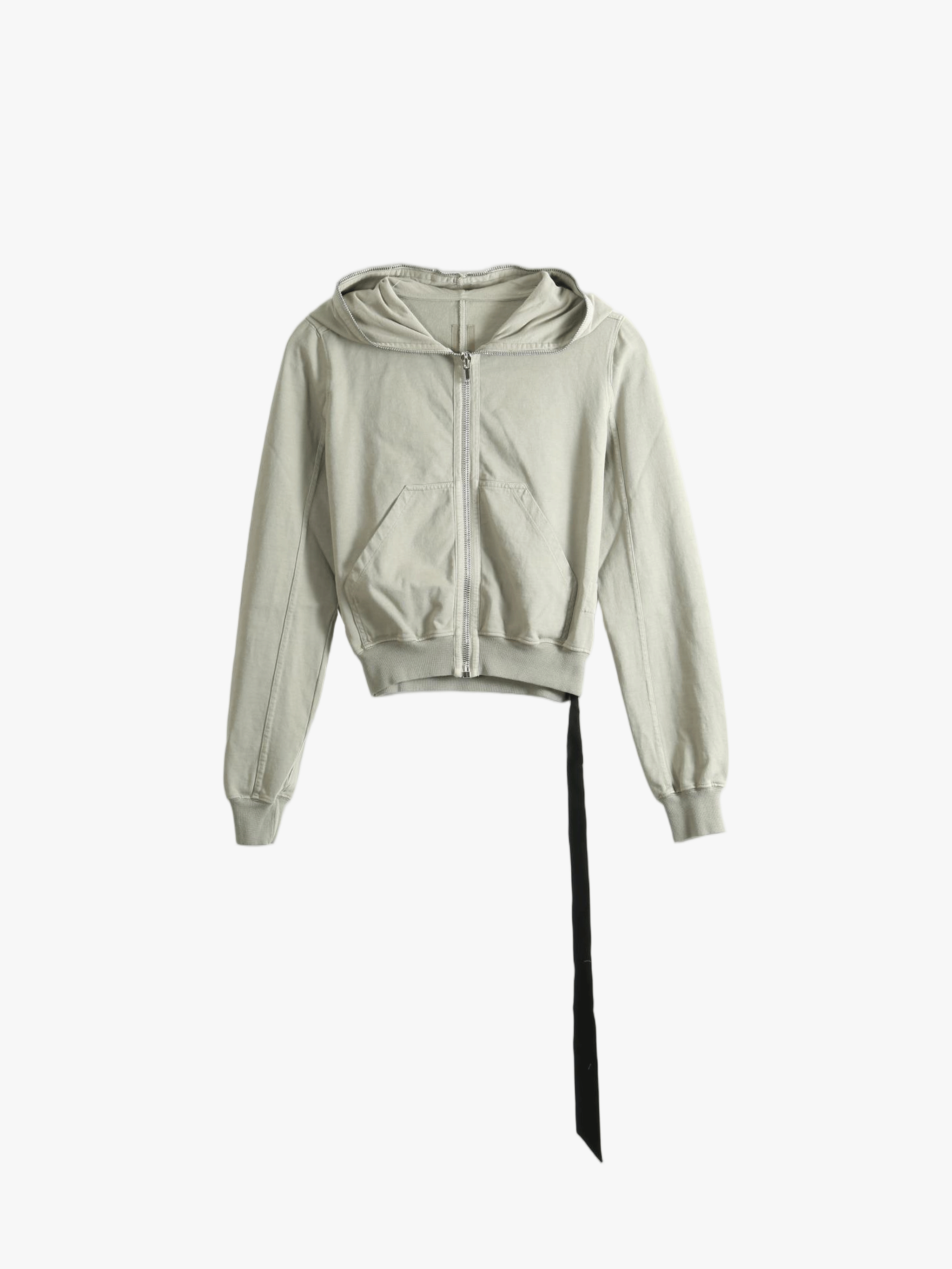 Green hoodie, front view