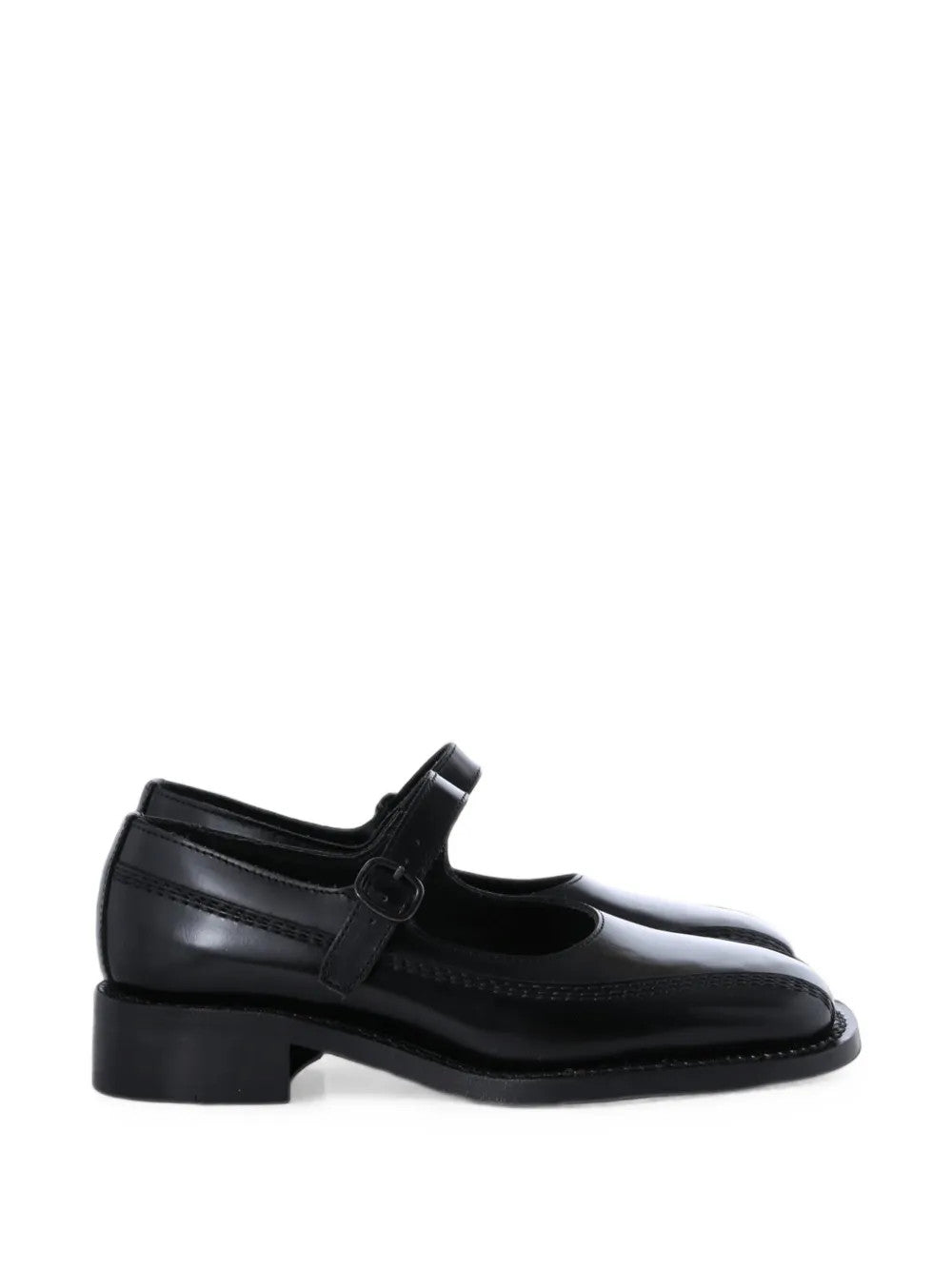 Black shoes, side view