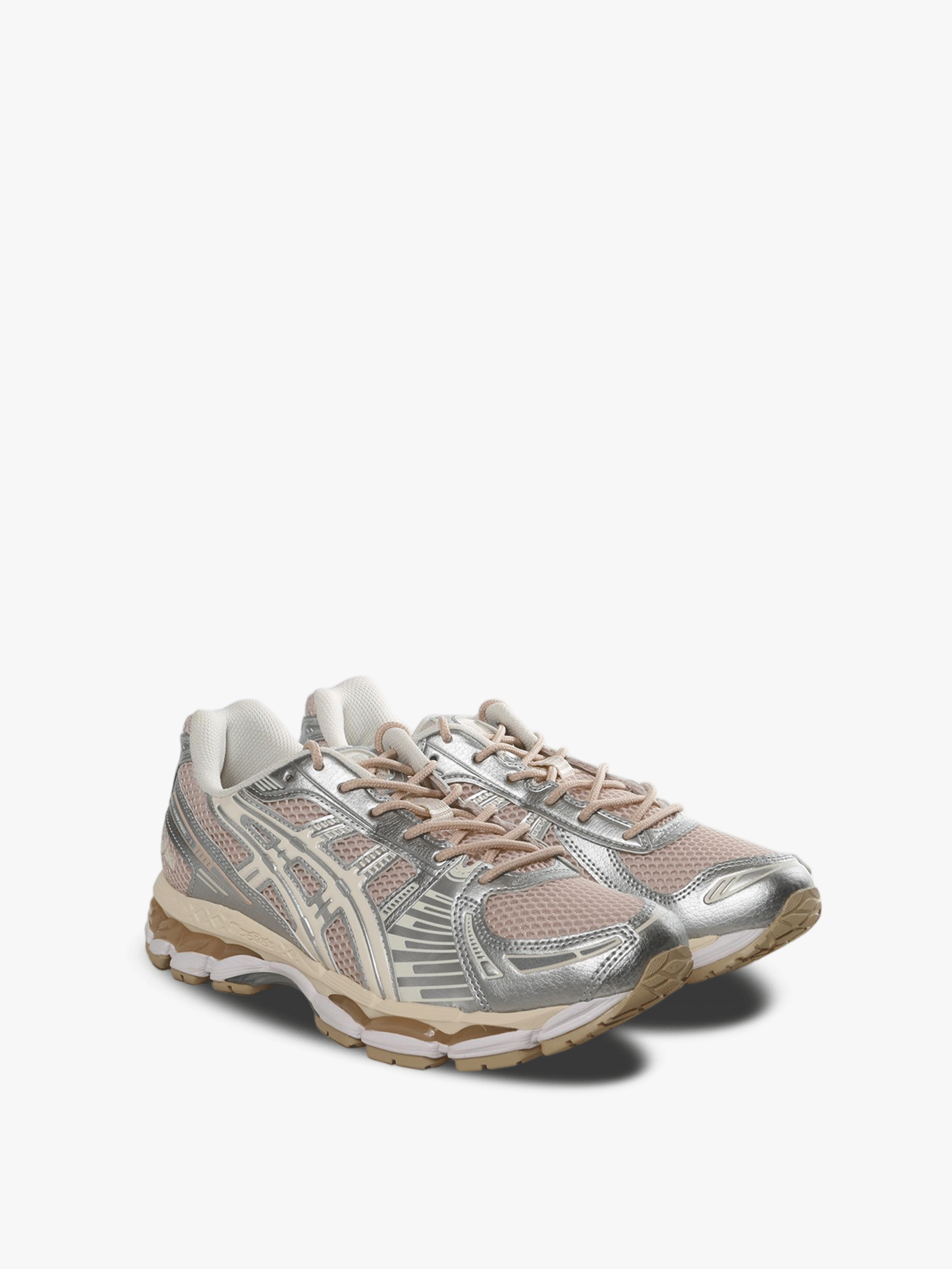 Grey sneakers, side view