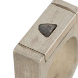 PARTS OF FOUR - Plate Ring Single (0.4 CT, Diamond Slab, VAR, 9mm, MA+DIA)