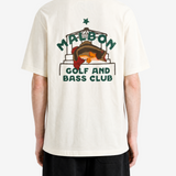 Tan t-shirt, full body view