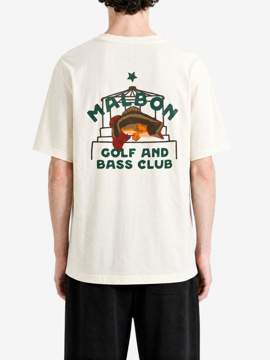 Tan t-shirt, full body view