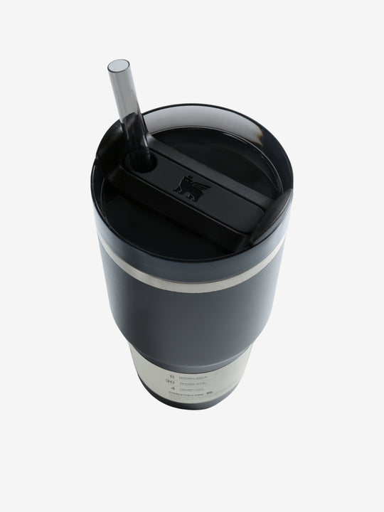 Black tumbler,top view