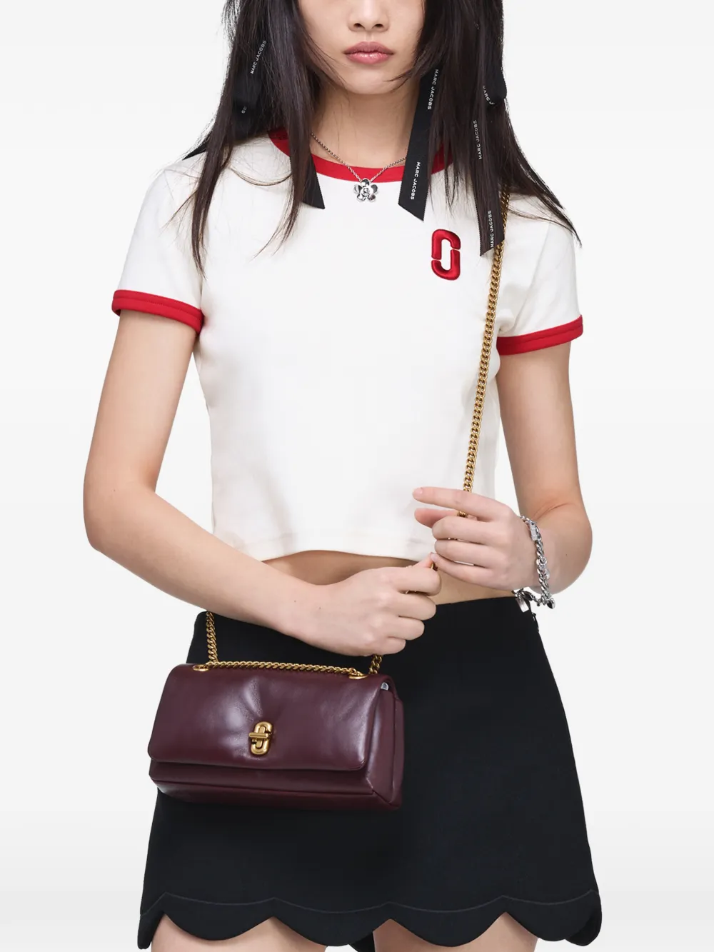 Brown bag worn by a person, showing the bag fit