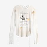 ANN DEMEULEMEESTER - Women Dot Wrinkled Cropped Longsleeves Top
