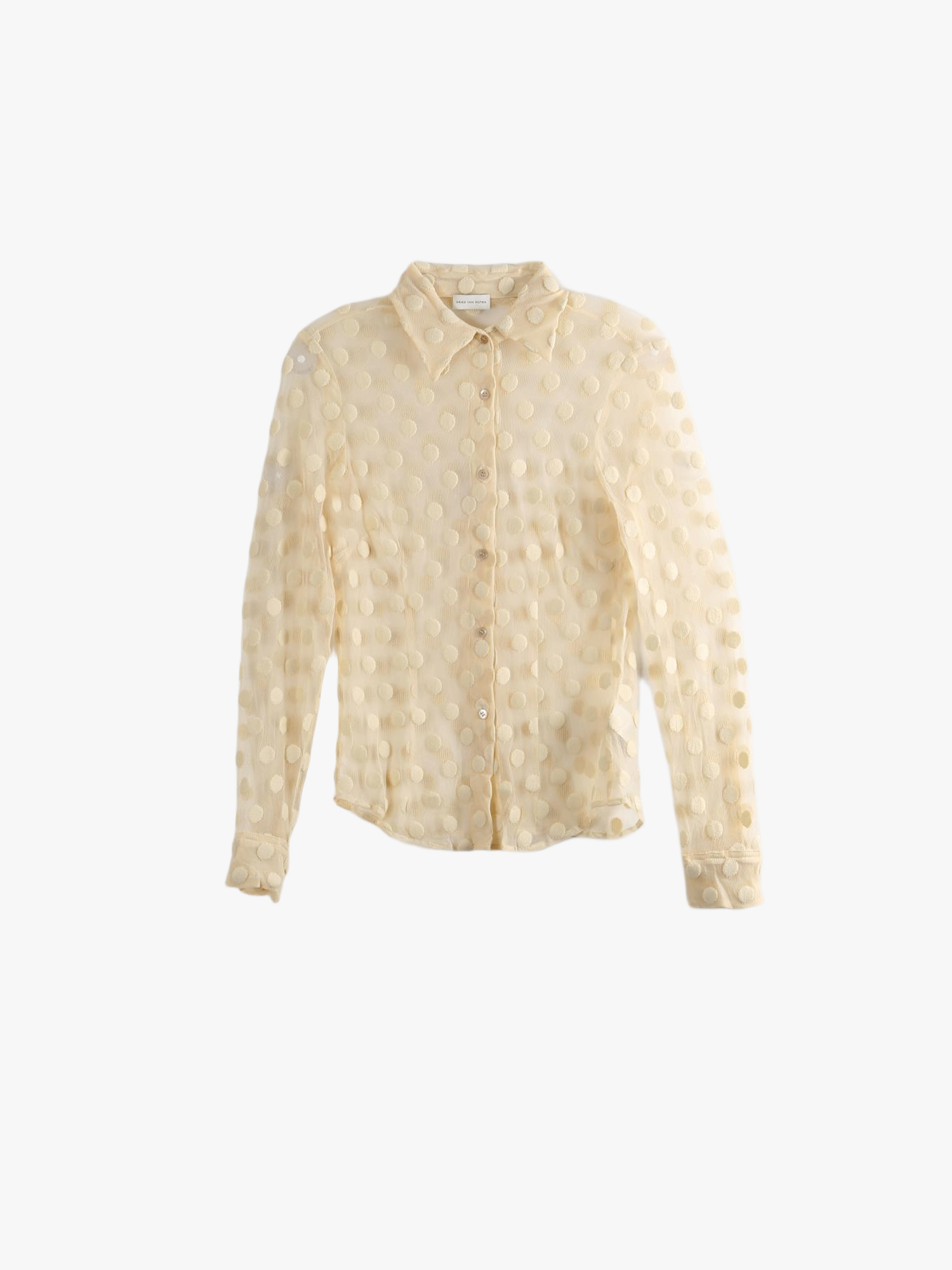 Tan shirt, front view