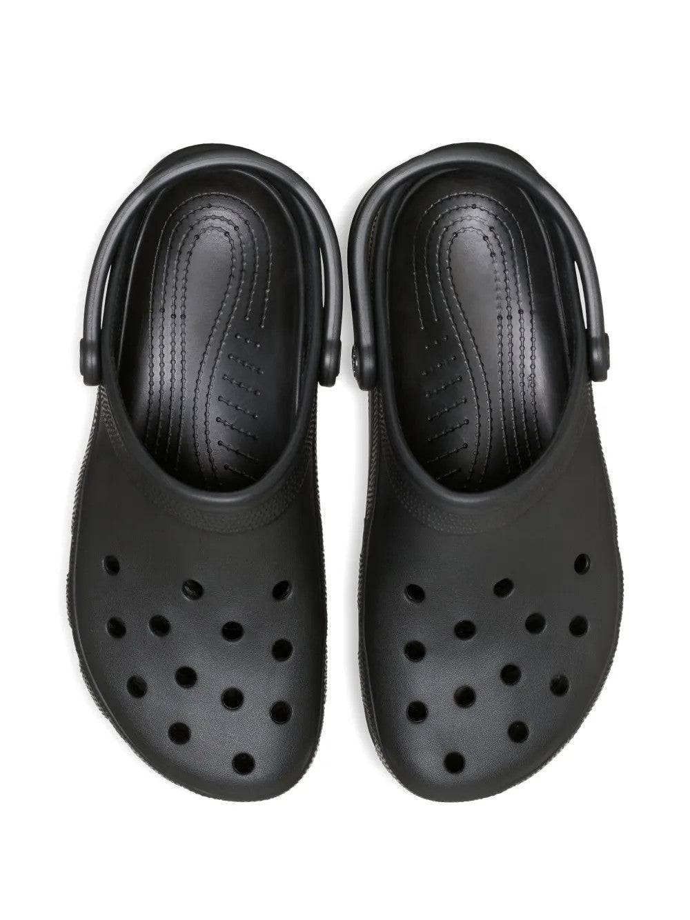 Black shoes, front view