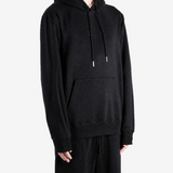 Black hoodie, front view
