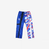 Blue pants, front view