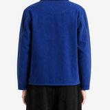 Blue jacket, full body view