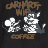 Black t-shirt, front view