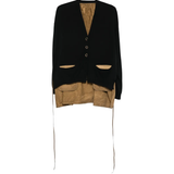 Black knitwear, front view