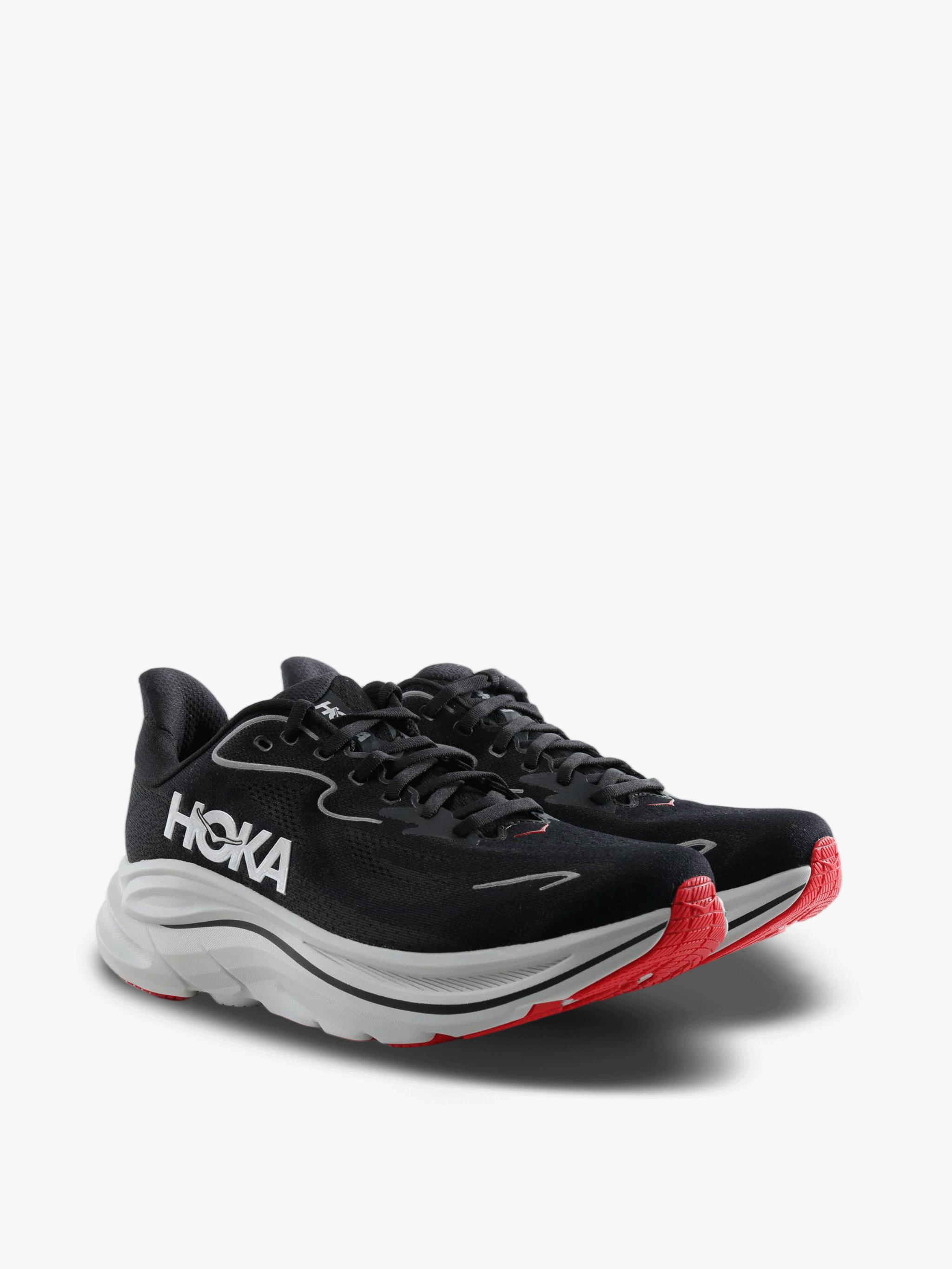 Black shoes, front view