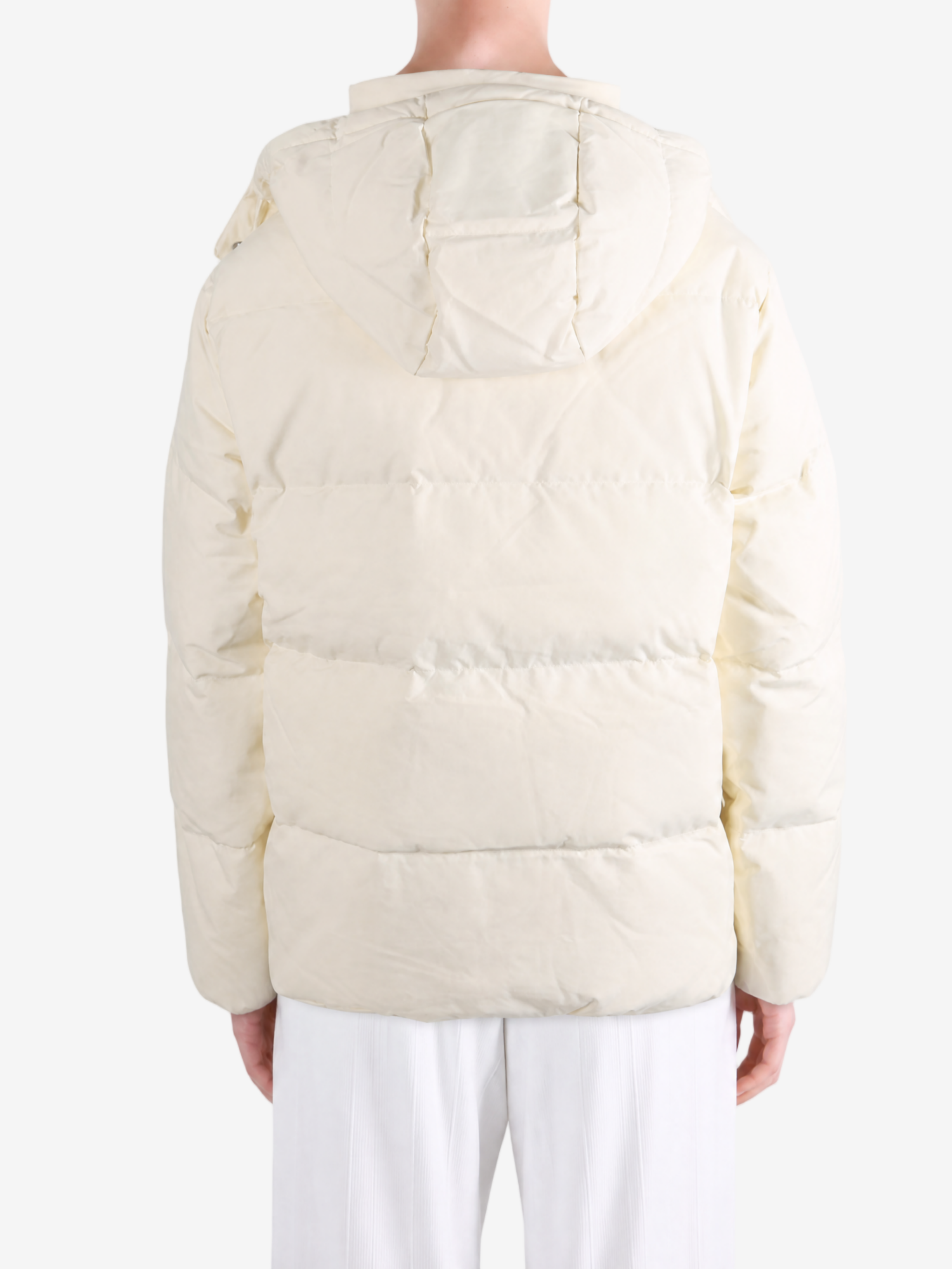 Tan jacket, full body view
