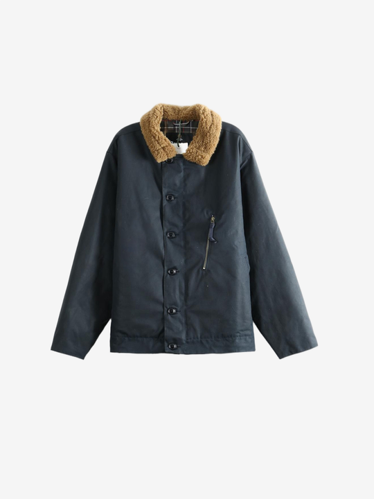 Black jacket, front view