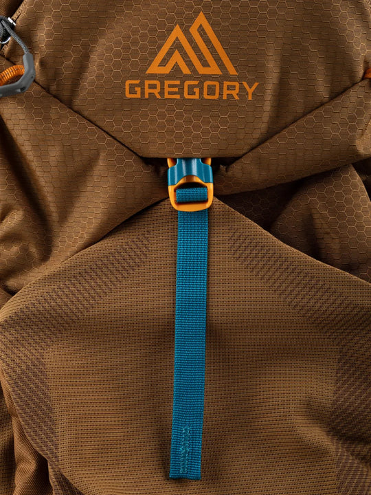 Tan bag, front view