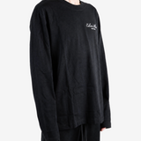 Black t-shirt, front view