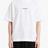 White t-shirt, full body view