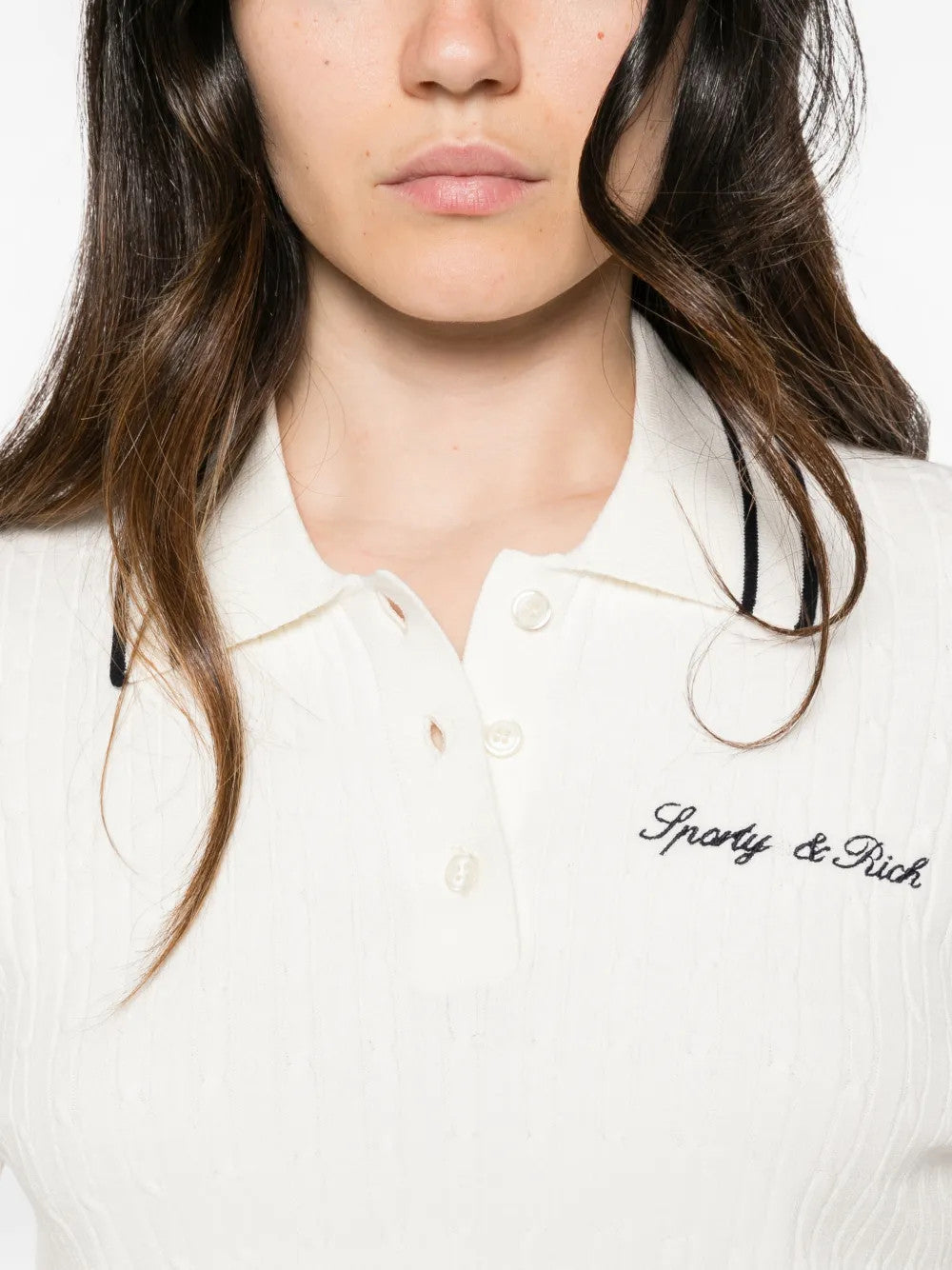 White t-shirt, front view