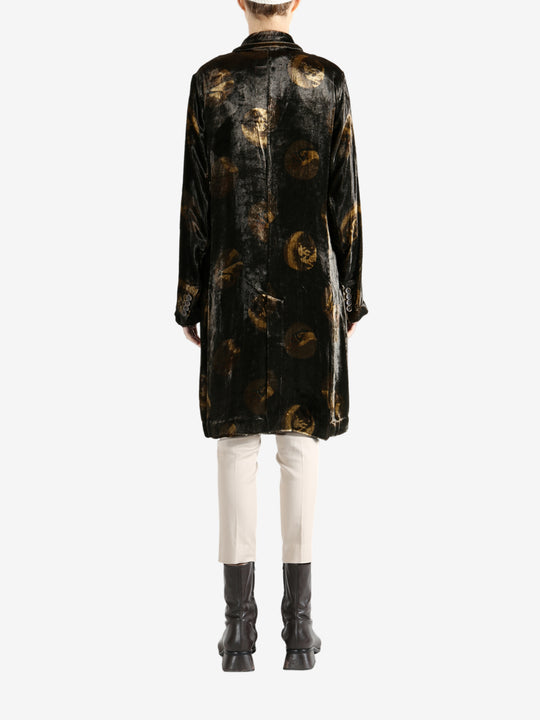 Brown jacket, full body view