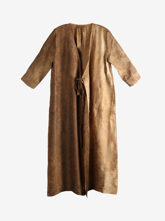 Tan dresses, front view