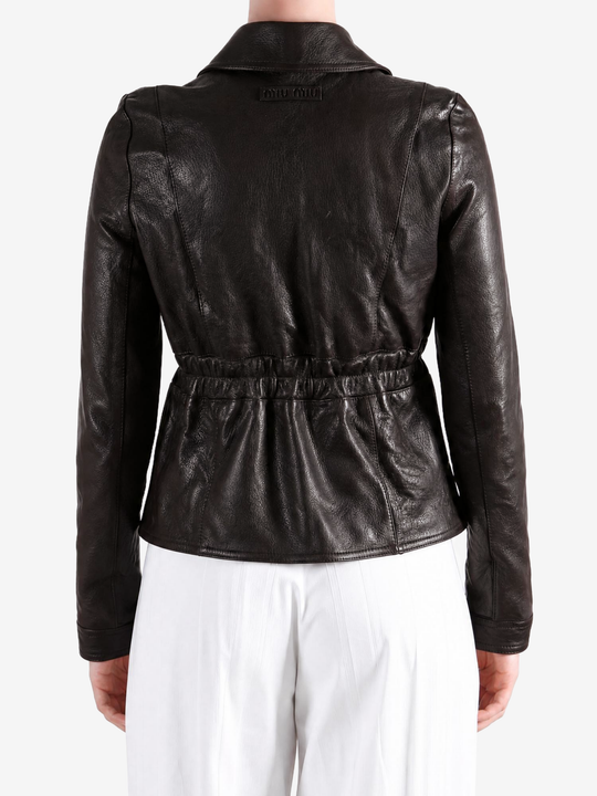 Black jacket, front view