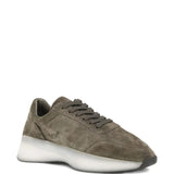 Grey sneakers, side view