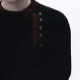 Black knitwear, front view