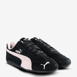 Black sneakers, front view