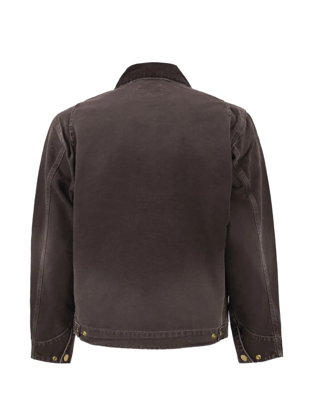 Brown jacket, back view