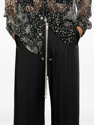 RICK OWENS - Men Wide Silk Bela Pants