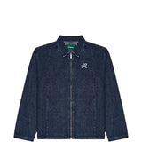 Navy jacket, front view