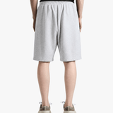 Grey shorts, full body view