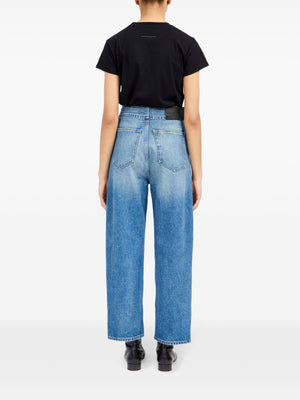 MM6 Maison Margiela - Women Blue Denim Trouser