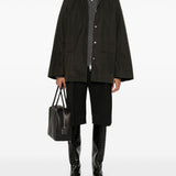 Green jacket, full body view