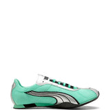 Green sneaker, side view